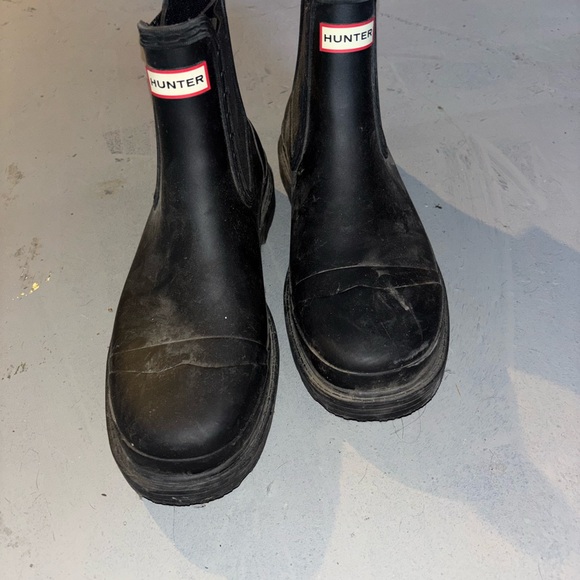Hunter Shoes - Hunter Black Chelsea Rain Boots